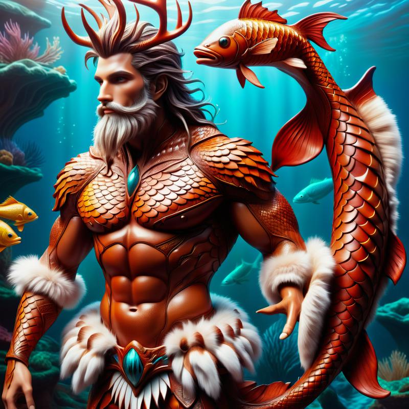 00223-[number]-4086236515-hyper detailed masterpiece, dynamic, awesome quality, DonMR31nd33rXL leather, fur, merman, upper body of a human and the lower b.png